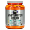 NOW Foods Sports Whey Protein Isolate Creamy Vanilla 1.8 lbs (816 g) 733739021601
