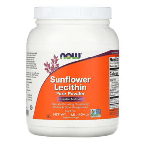 NOW Foods Sunflower Lecithin Pure Powder 1 lb (454 g) 733739023148
