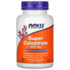 NOW Foods Super Colostrum 500 mg 90 Veg Capsules 733739032324