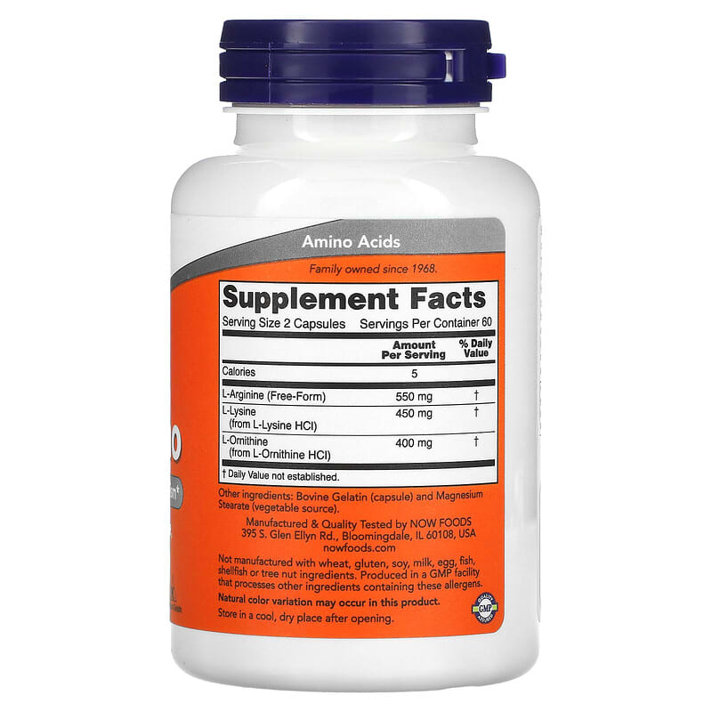 NOW Foods, Tri-Amino, 120 Capsules 733739001528