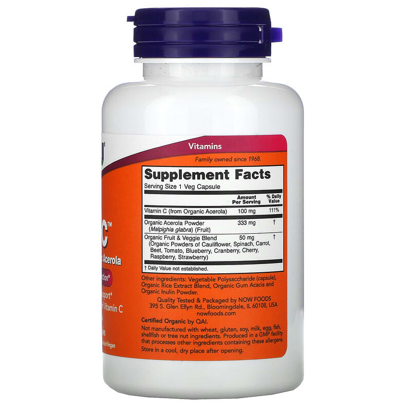 NOW Foods, Tru-C, 60 Veg Capsules 733739007070