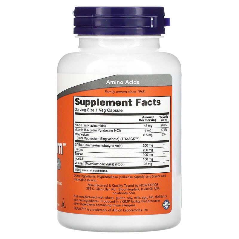 NOW Foods, True Calm, 90 Veg Capsules 733739001559