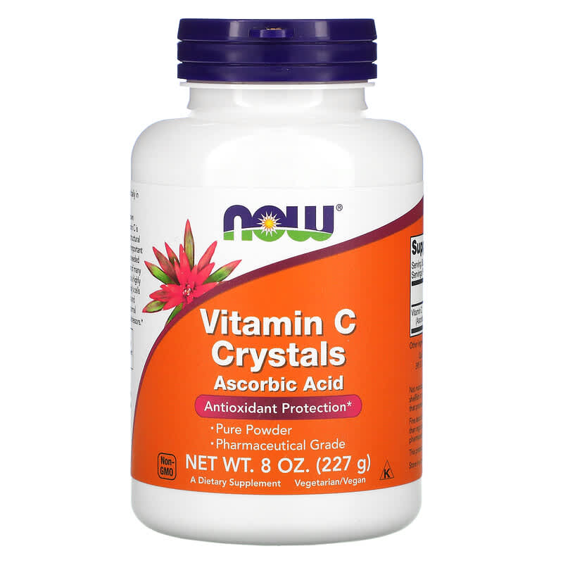 NOW Foods Vitamin C Crystals 8 oz (227 g) 733739007902
