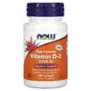 NOW Foods Vitamin D-3  50 mcg (2,000 IU) 240 Softgels 733739003775