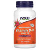 NOW Foods Vitamin D-3 High Potency 1,000 IU 360 Softgels 733739003751