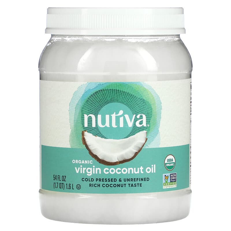 Nutiva Organic Virgin Coconut Oil 54 fl oz (1.6 l) 692752200052