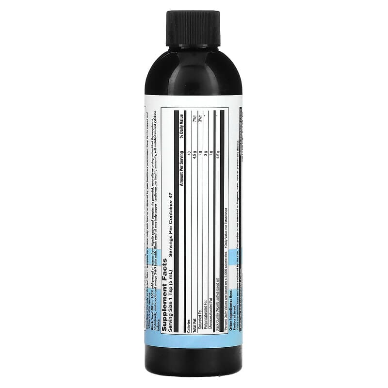 Nutra BioGenesis, Black Seed Oil, 8 fl oz (236 ml) 812806388189