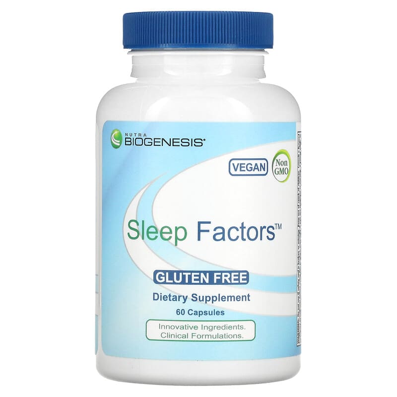 Nutra BioGenesis Sleep Factors 60 Capsules 812806576531