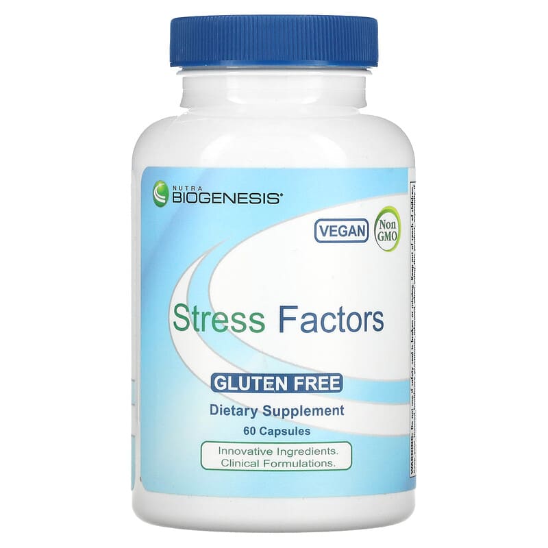 Nutra BioGenesis Stress Factors 60 Capsules 812806102686