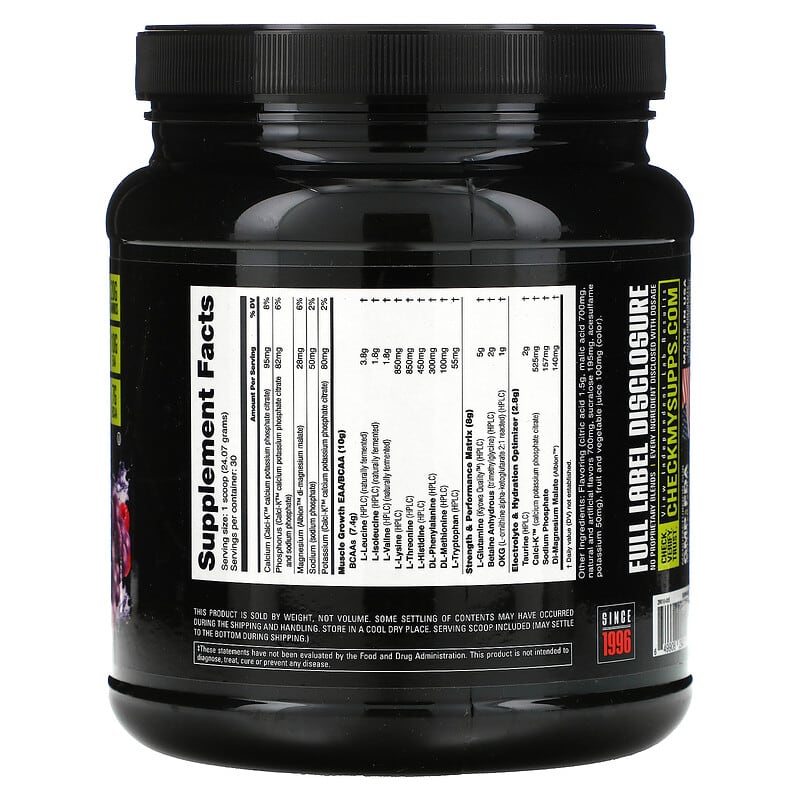 Nutrabio Labs, Intra Blast, Intra Workout Amino Fuel, Grape Berry Crush, 1.6 lb (722 g) 649908290108