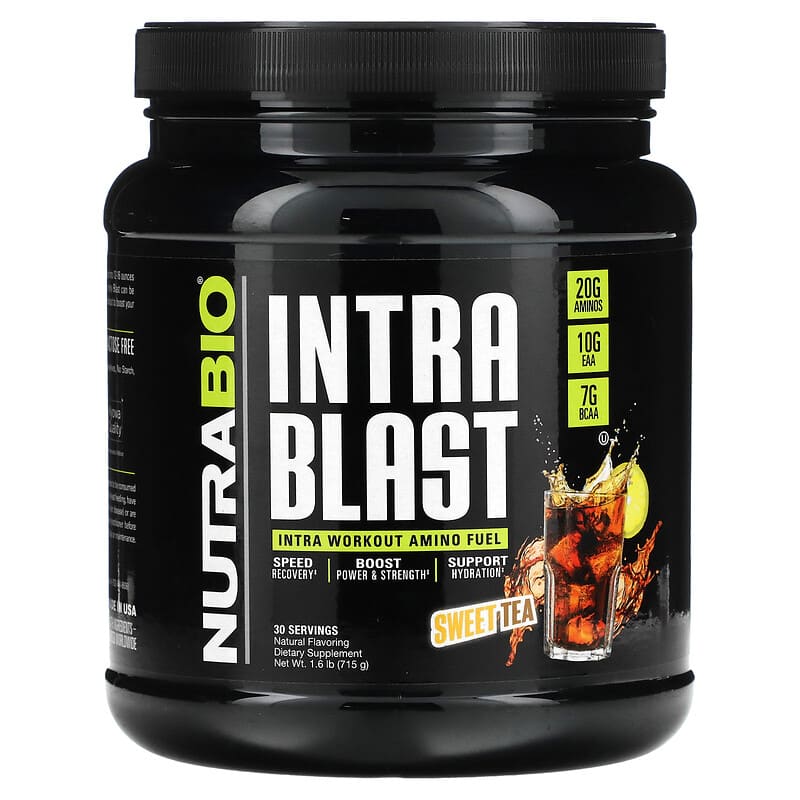 Nutrabio Labs Intra Blast Intra Workout Amino Fuel Sweet Tea 1.6 lb (715 g) 649908261207