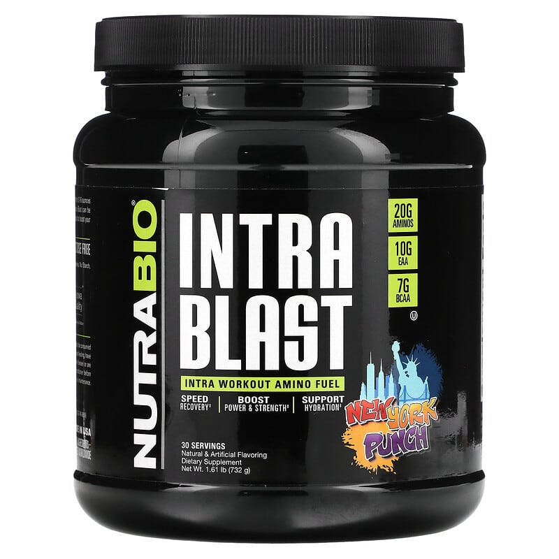 Nutrabio Labs Intra Blast Intra Workout Muscle Fuel New York Punch 1.61 lb (732 g) 649908526702