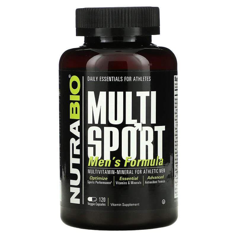 Nutrabio Labs MultiSport Men's Formula 120 Veggie Caps 649908257262