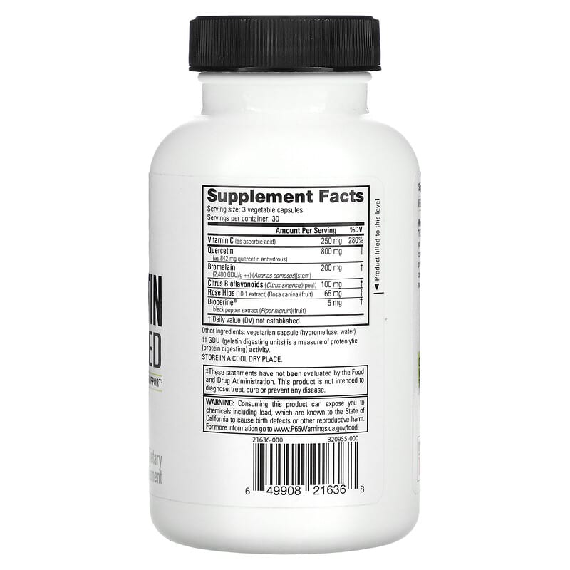 Nutrabio Labs, Wellness, Quercetin Advanced, 90 Capsules 649908216368