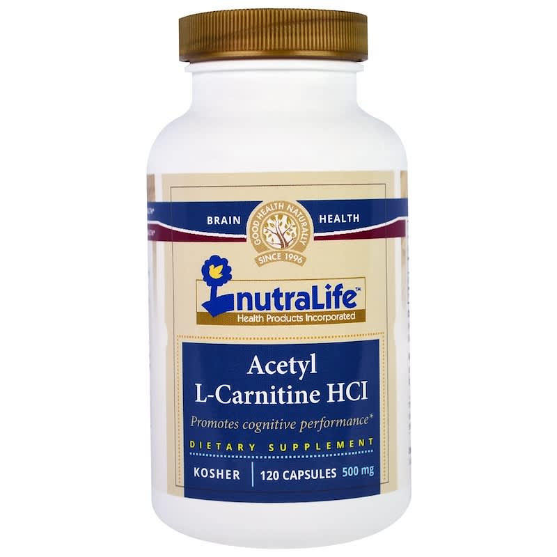 NutraLife Acetyl L-Carnitine HCI 500 mg 120 Capsules 686149183158