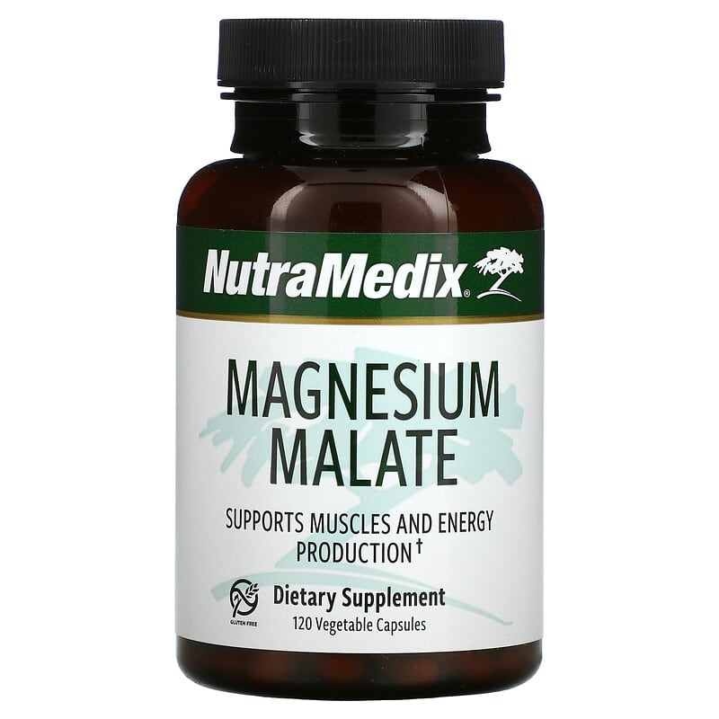 NutraMedix Magnesium Malate 120 Vegetable Capsules 728650053190