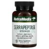 NutraMedix Serrapeptase with Inulin 120 Vegetable Capsules 728650077004