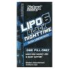 Nutrex Research LIPO-6 Black Nighttime Ultra Concentrate 30 Black-Caps 850005755562