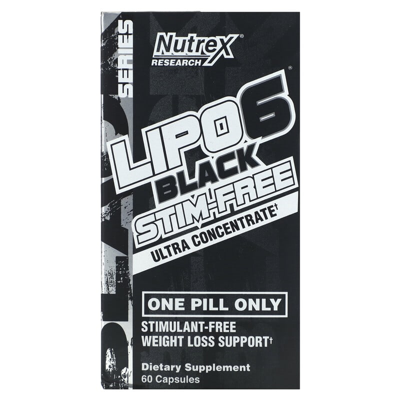 Nutrex Research Lipo 6 Black Ultra Concentrate 60 Capsules 850026029437