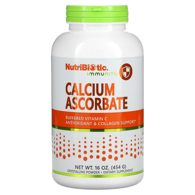 NutriBiotic Immunity Calcium Ascorbate Crystalline Powder 16 oz (454 g) 728177004019