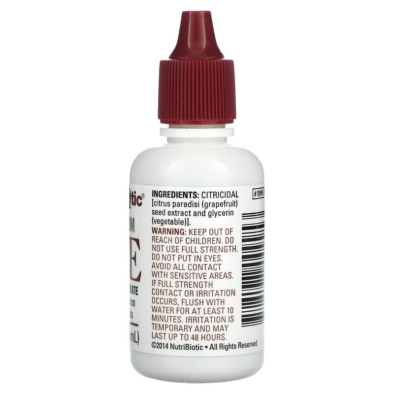 NutriBiotic, Maximum GSE, Liquid Concentrate, 1 fl oz (29.5 ml) 728177009953