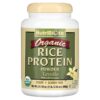 NutriBiotic Raw Organic Rice Protein Vanilla 1 lb (600 g) 728177030056
