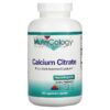 Nutricology Calcium Citrate 180 Vegetarian Capsules 713947502307