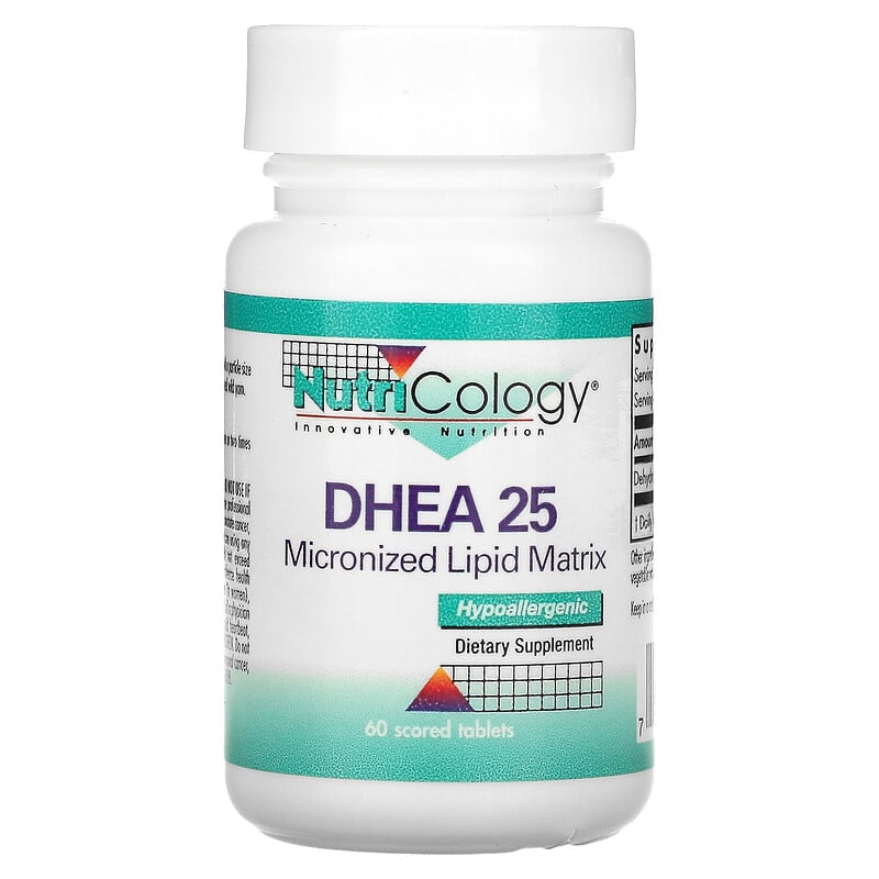 Nutricology DHEA 25 60 Scored Tablets 713947528208