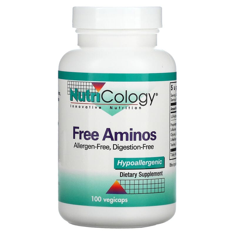 Nutricology Free Aminos 100 Vegicaps 713947505407