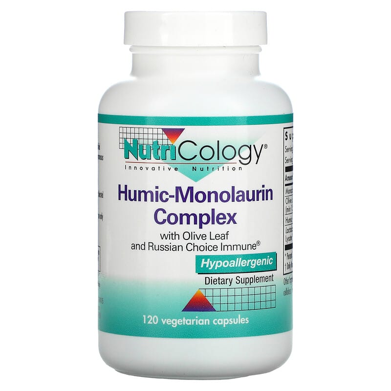 Nutricology Humic-Monolaurin Complex 120 Vegetarian Capsules 713947567207