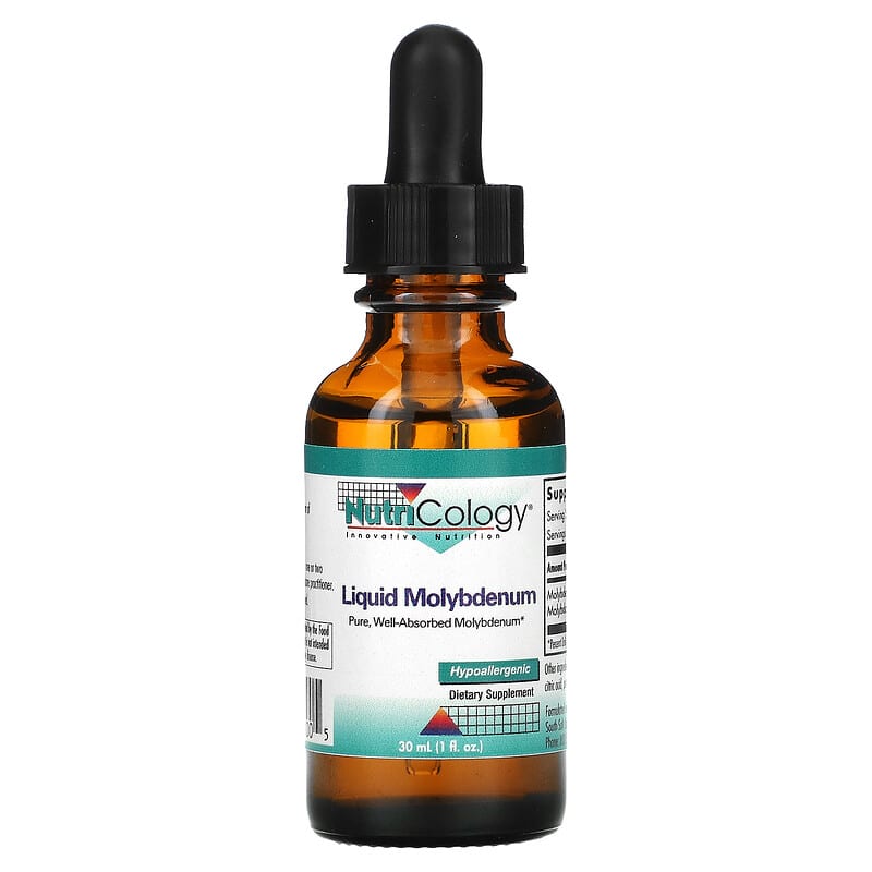 Nutricology, Liquid Molybdenum, 1 fl oz (30 ml) 713947507005