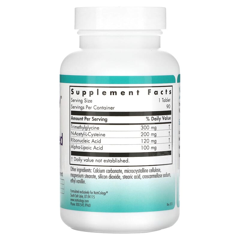 Nutricology, NAC Enhanced, 90 Tablets 713947559608