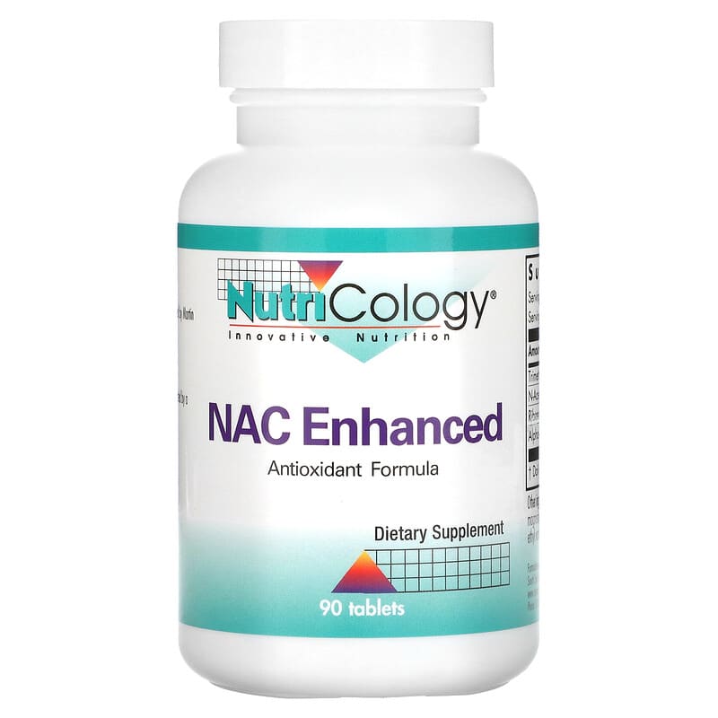 Nutricology NAC Enhanced 90 Tablets 713947559608