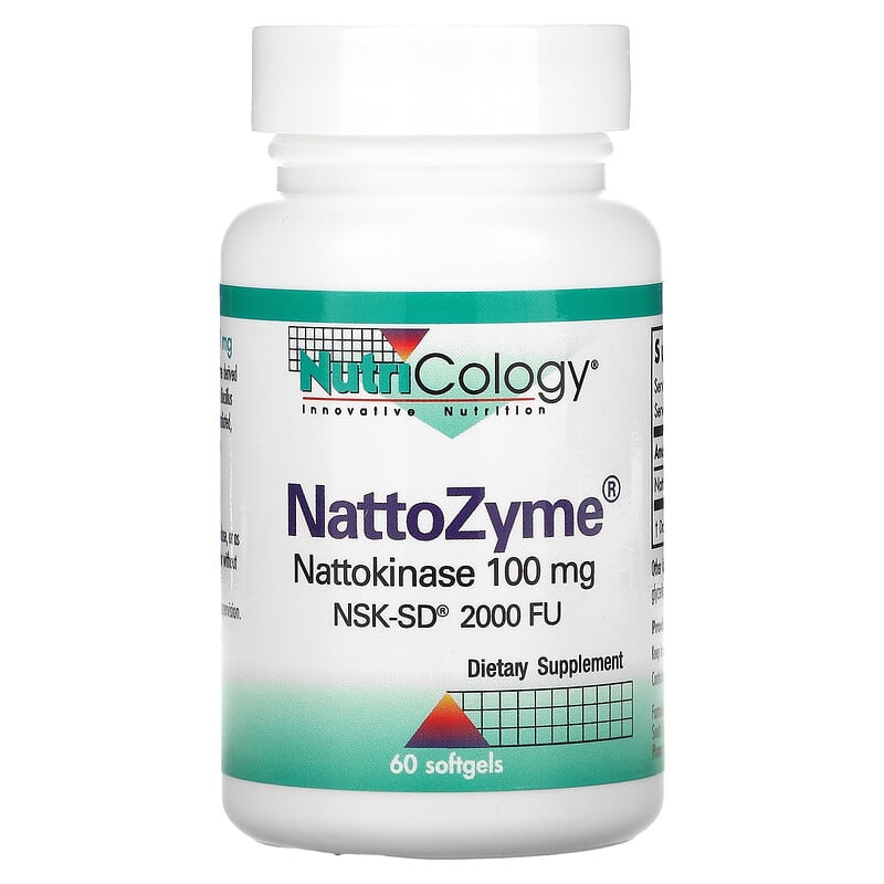 Nutricology NattoZyme 100 mg 60 Softgels 713947553705