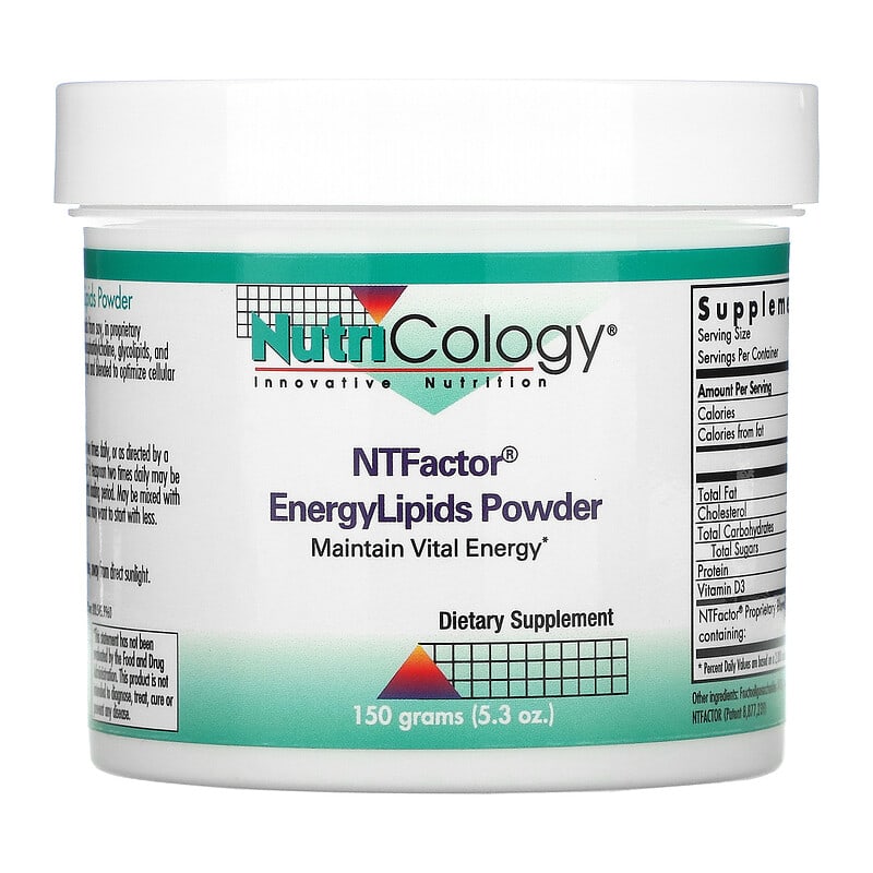 Nutricology NTFactor EnergyLipids Powder 5.3 oz (150 g) 713947567108