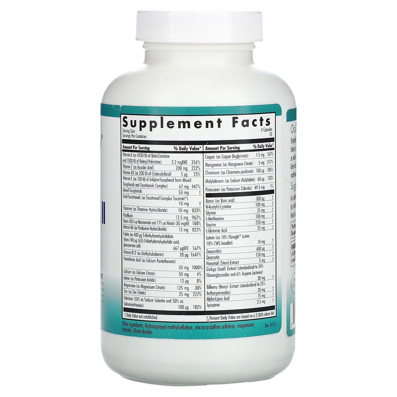 Nutricology, OcuDyne II, 200 Vegetarian Capsules 713947510807