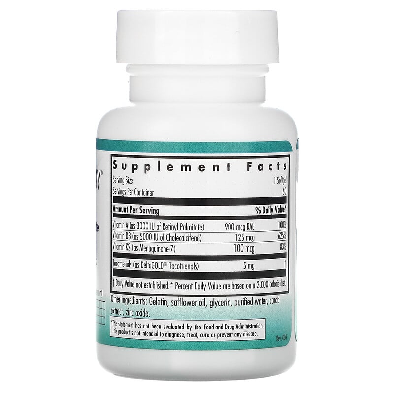 Nutricology, Vitamin D3 Complete , 5,000 IU, 60 Softgels 713947572614