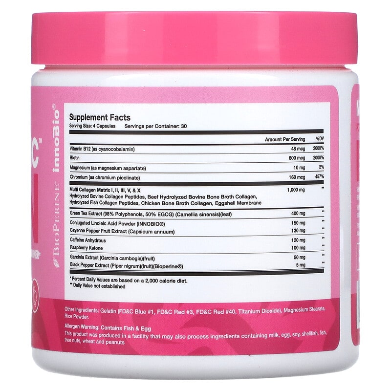 Obvi, Collagenic Burn, 120 Capsules 850026153071