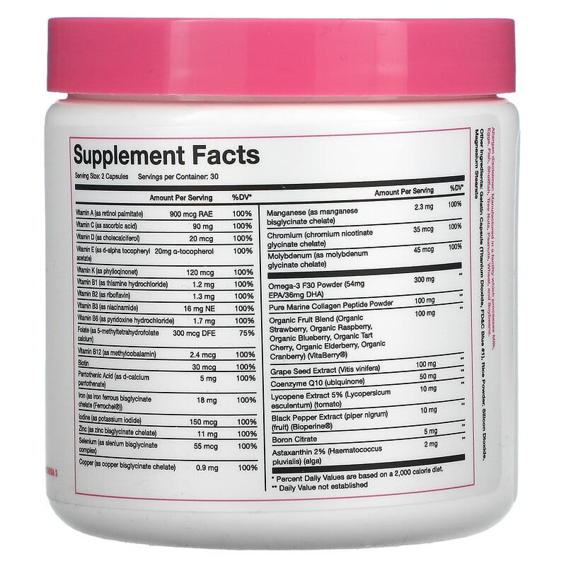 Obvi, Mermaid Multi, 60 Capsules 850026153262
