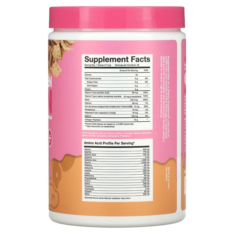 Obvi, Super Collagen Protein, Cinnamon Cereal , 12.27 oz (348 g) 635721986229