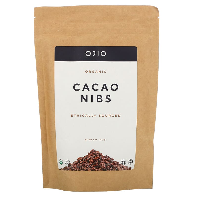 Ojio Organic Cacao Nibs 8 oz (227 g) 845772002322