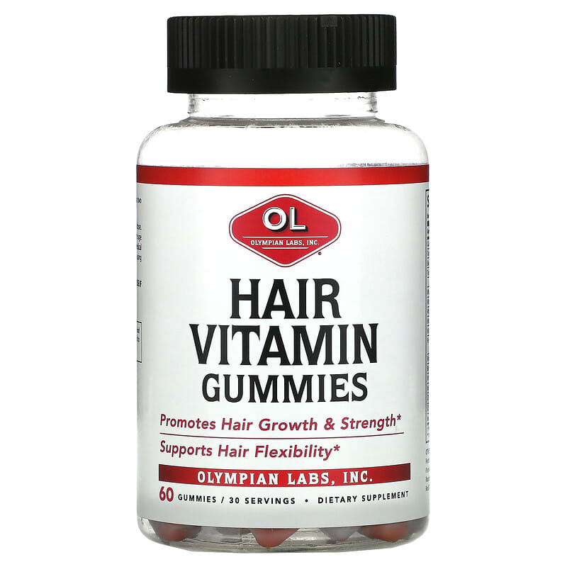 Olympian Labs Inc. Hair Vitamin Gummies 60 Gummies 710013912046