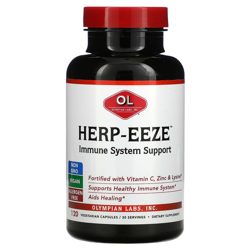 Olympian Labs Inc. Herp-Eeze 120 Vegetarian Capsules 710013003997