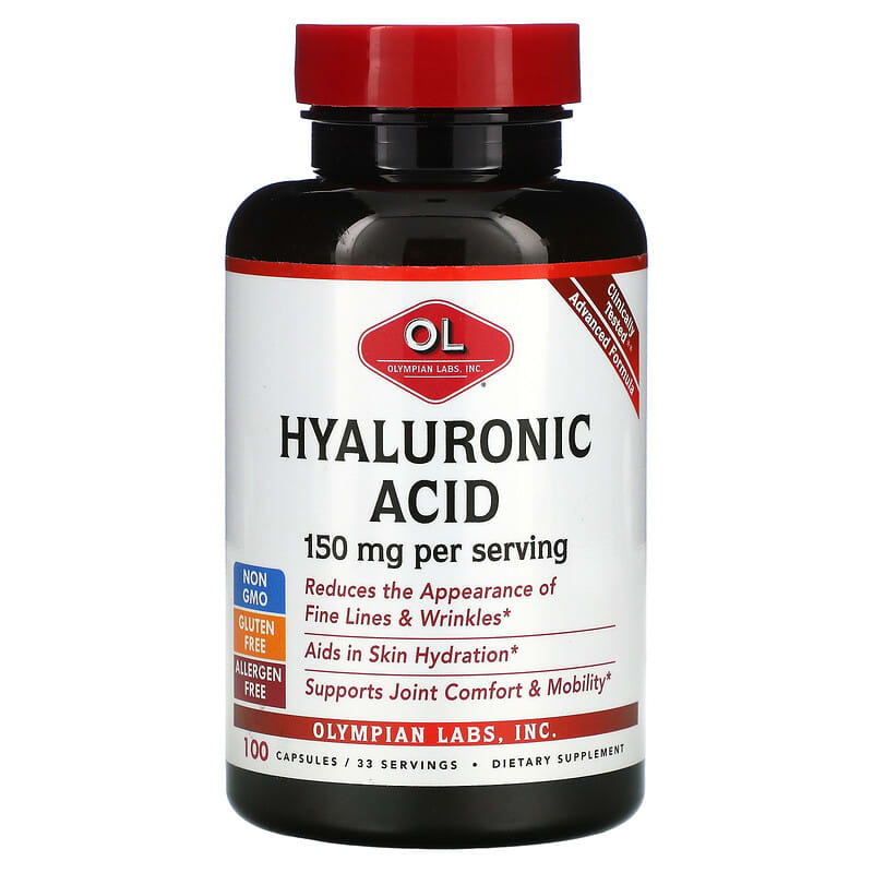 Olympian Labs Inc. Hyaluronic Acid 50 mg 100 Capsules 710013031570