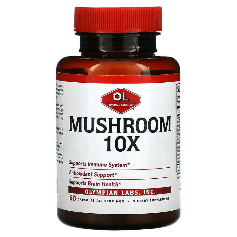 Olympian Labs Inc. Mushroom 10X 60 Capsules 710013912176
