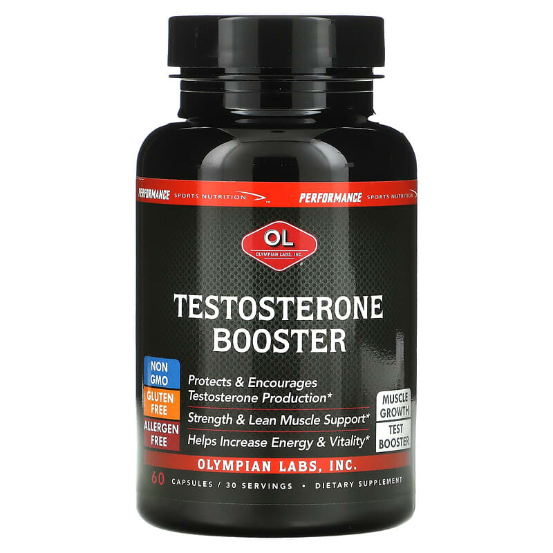 Olympian Labs Inc. Performance Sports Nutrition Testosterone Booster 60 Capsules 710013001078
