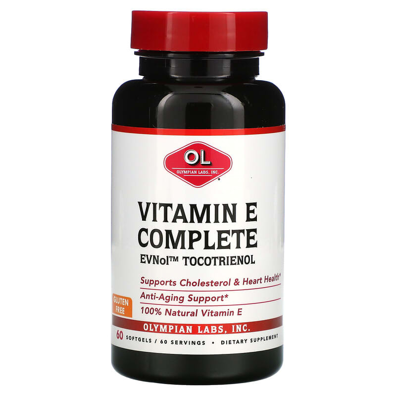 Olympian Labs Inc. Vitamin E Complete 60 Softgels 710013030276