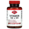 Olympian Labs Inc. Vitamin K2 + D3 60 Capsules 710013912152