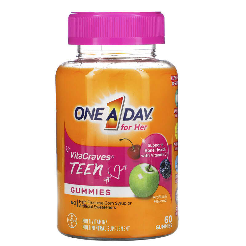 One-A-Day For Her VitaCraves Teen  60 Gummies 16500558187
