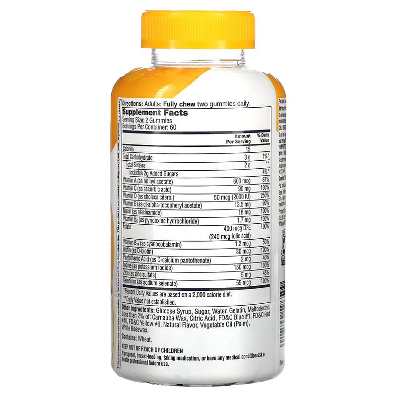 One-A-Day, Multi+ Immunity Defense, 120 Gummies 16500596509